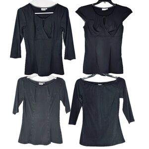 Bundle of Four Eshakti Black Tops